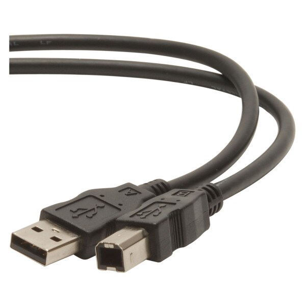 Main product image for USB 2.0 Cable A to B Black 15 ft. 130-047